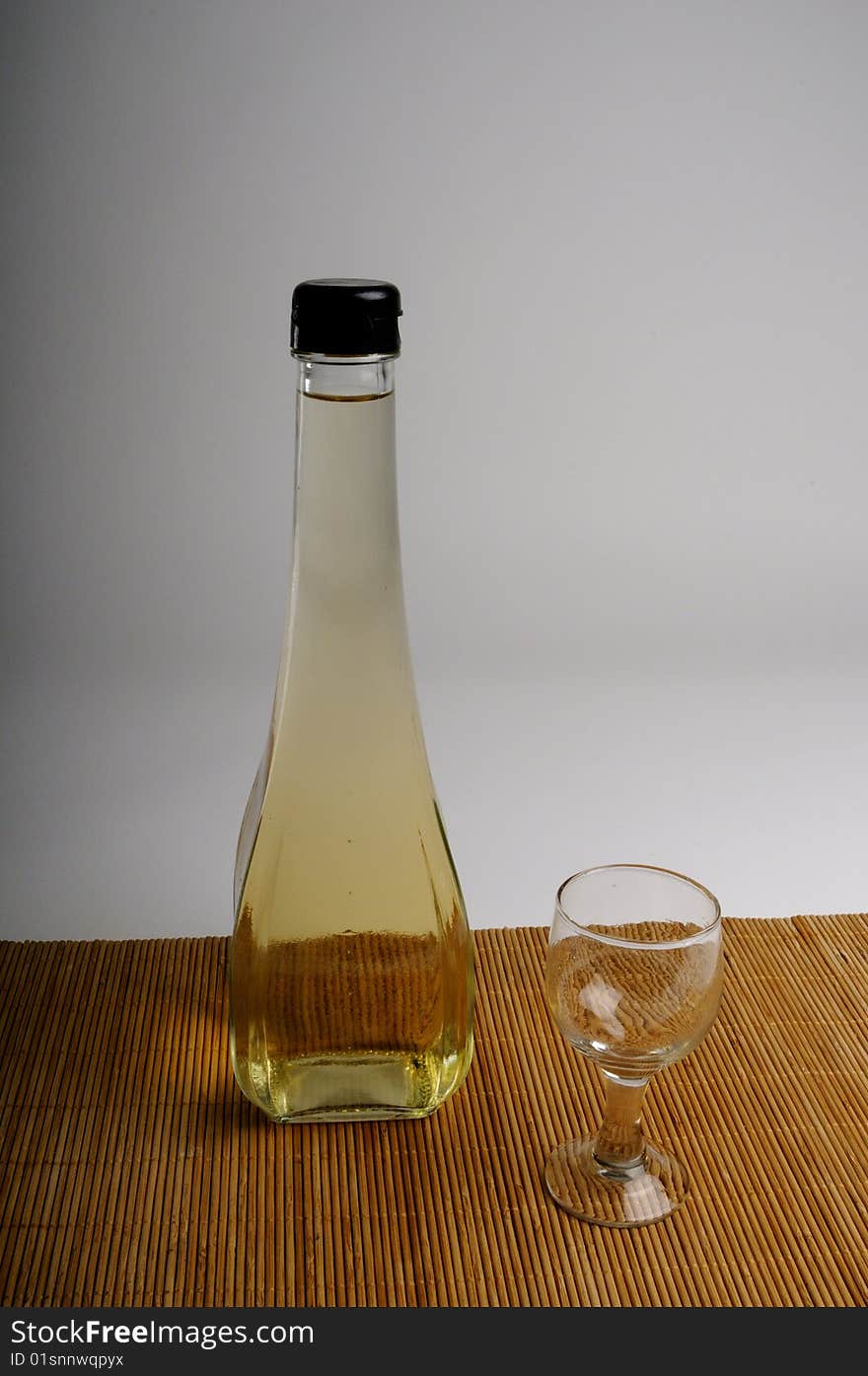 Bottle with vinegar