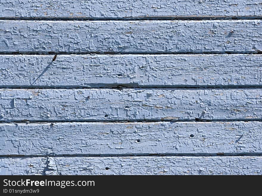 Old paited boards on a wall