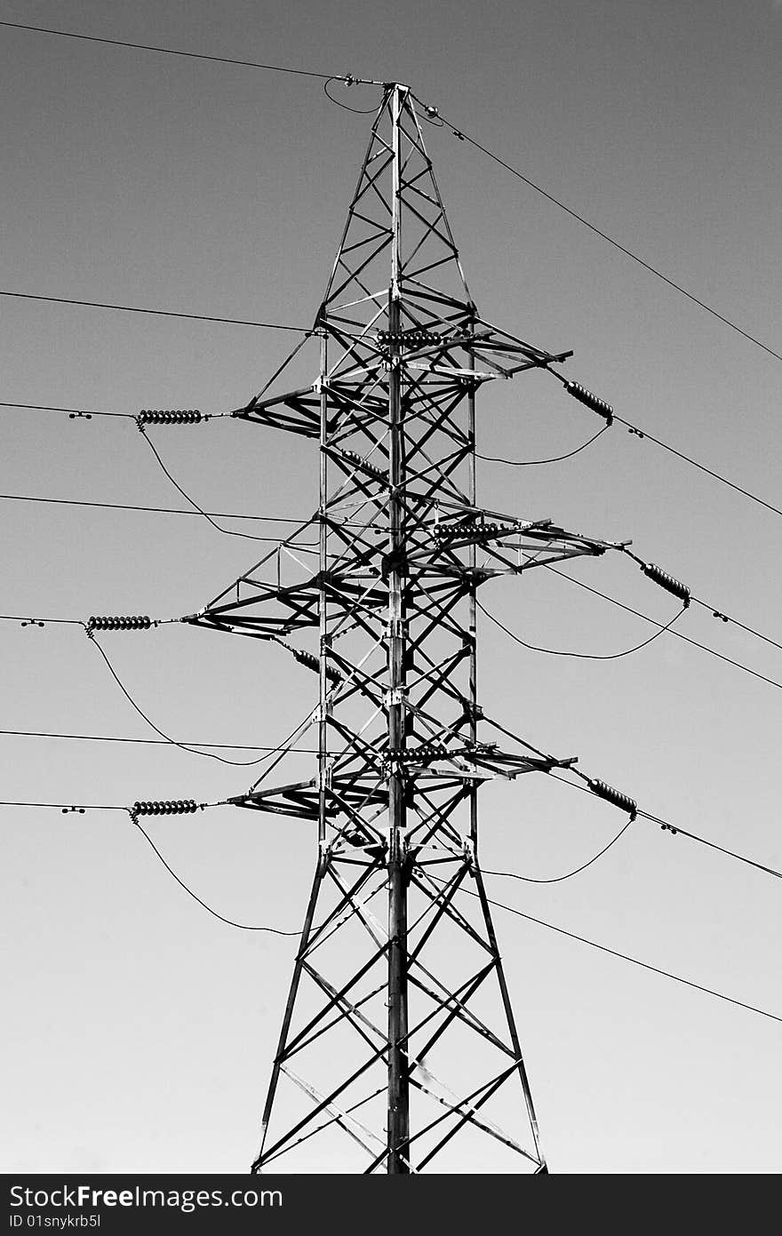 A pylon of s power supply line