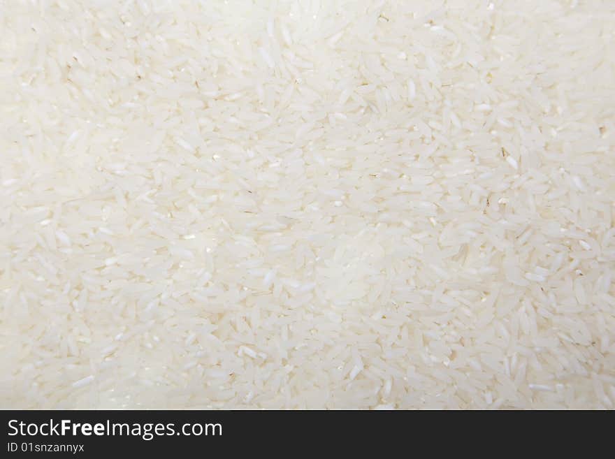 Big rice on white background