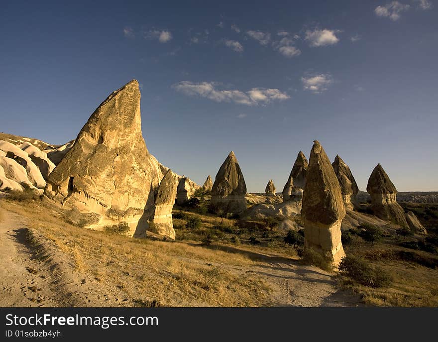 Cappadocia rock landscapes