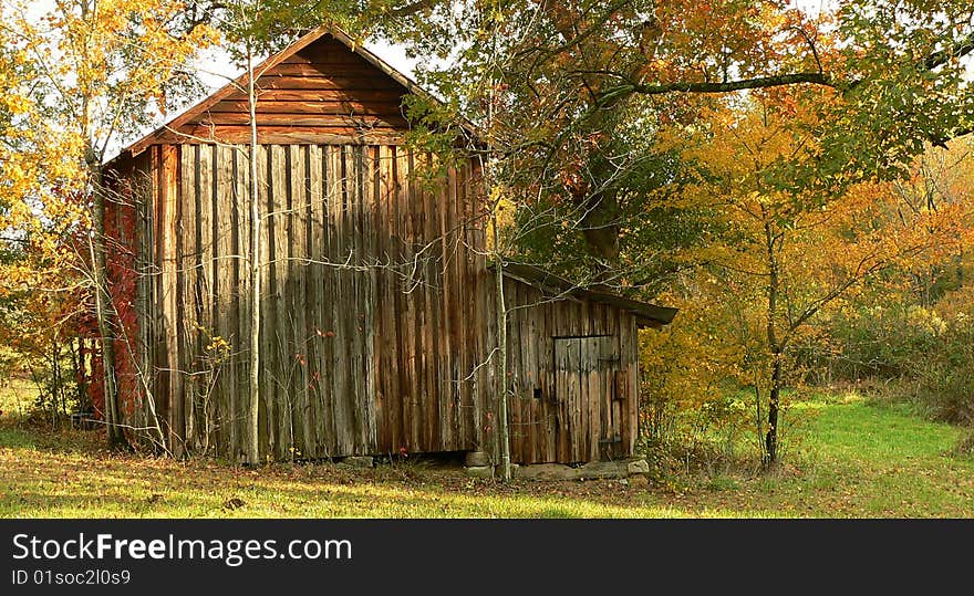 Wooden Tobacco Barn