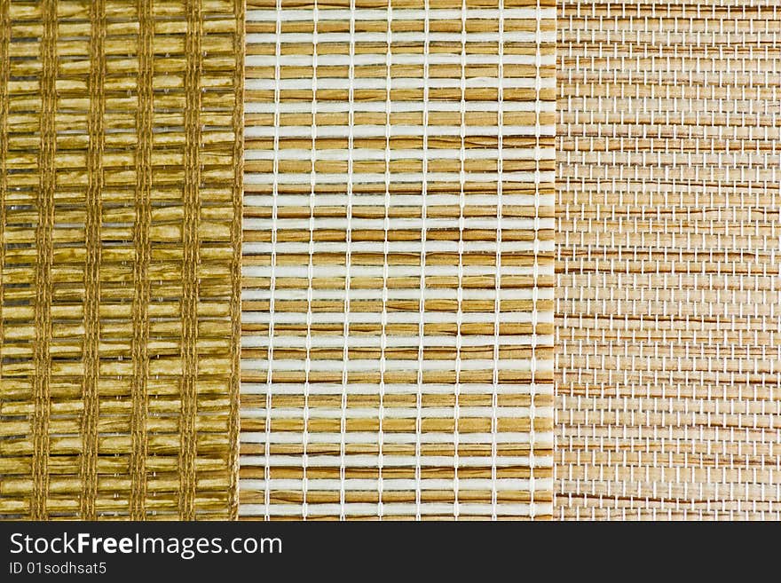 Venetian Blinds With Rattan