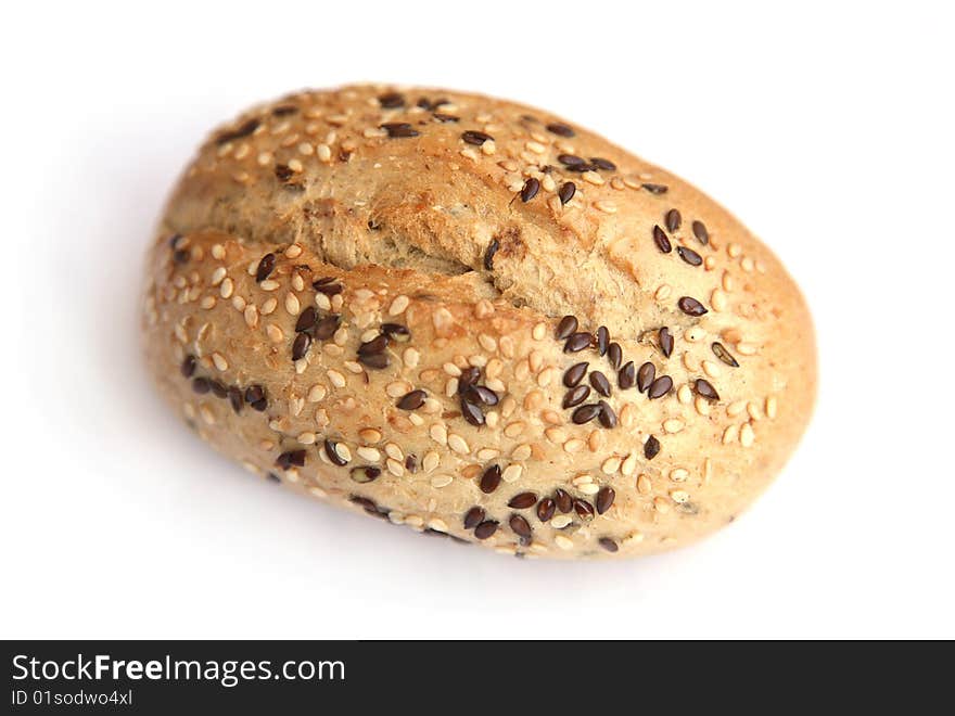 Roll with the raw and fried seed of sesame. Roll with the raw and fried seed of sesame