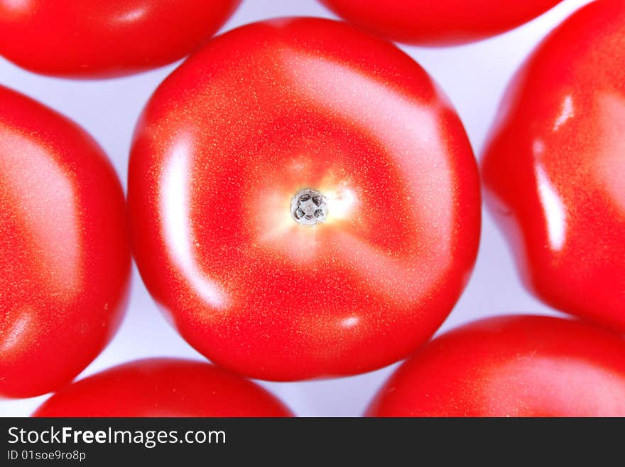 Red fresh tomato