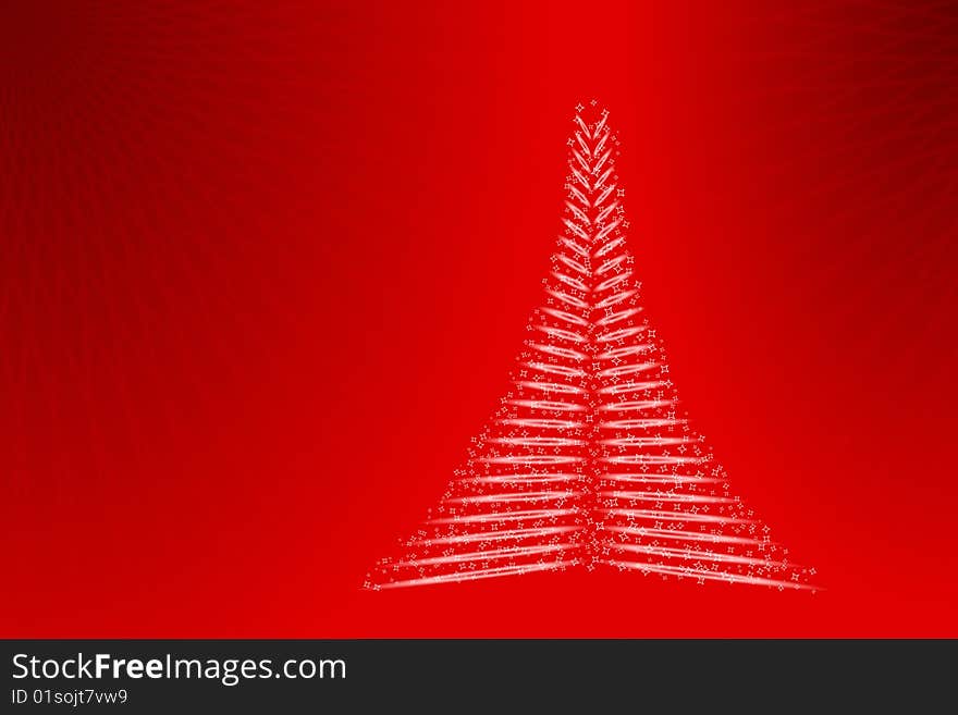 Vector illustration of Christmas Tree