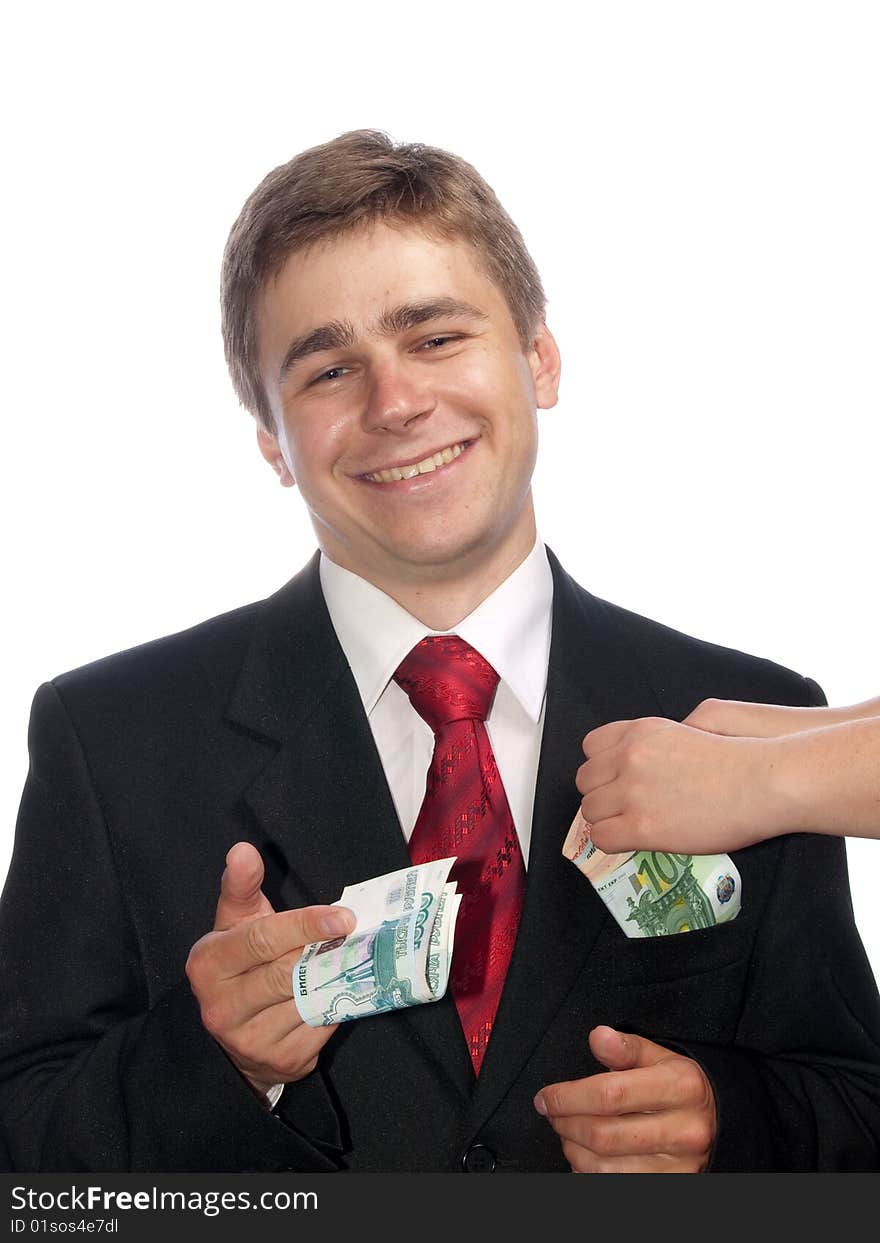 Businessman With Money