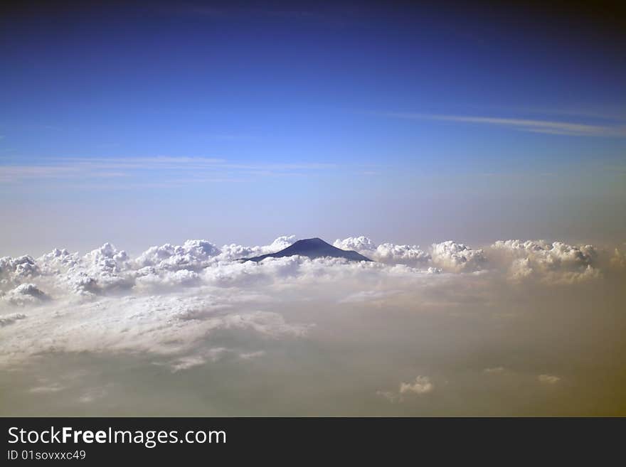 View to the volcano 1