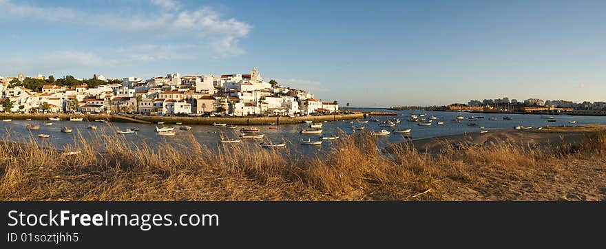 Ferragudo at sunset