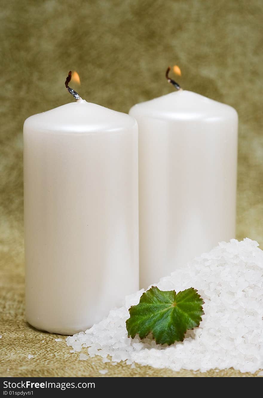 Bath Salt And Candles