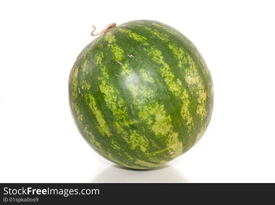 Fresh water melon isolated on a white background. Fresh water melon isolated on a white background