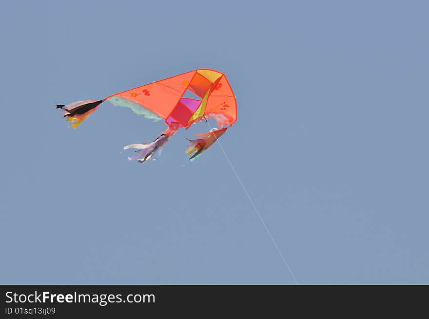 Colorful Kite flying