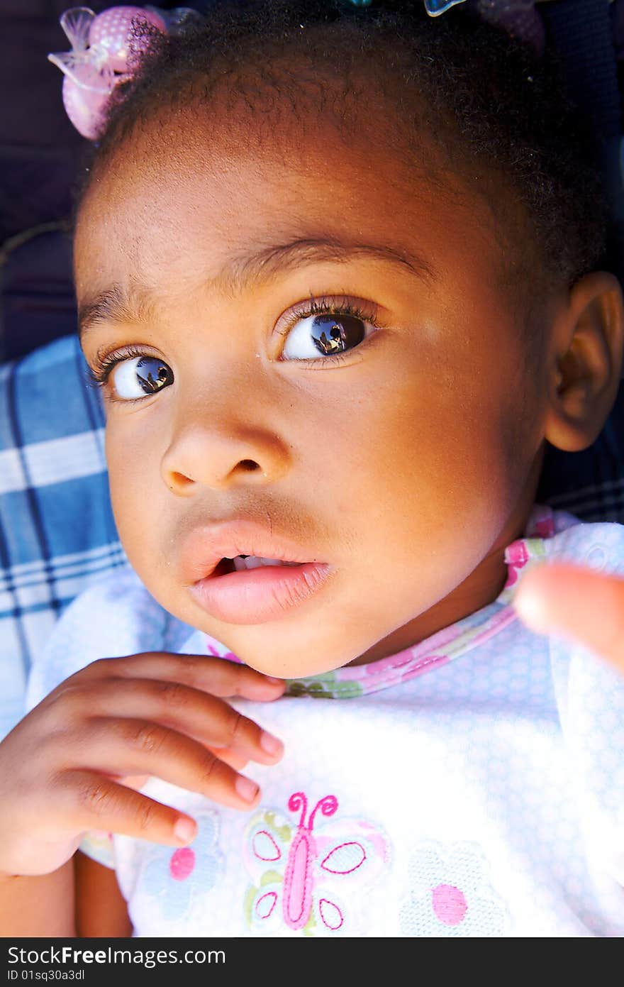 Adorable African American Girl