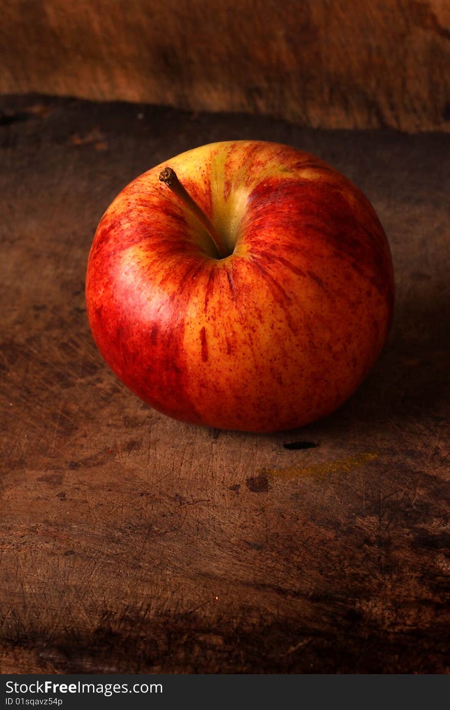 Close up of red apple