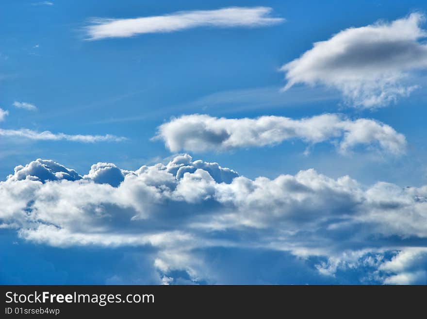 Clouds viewed from above