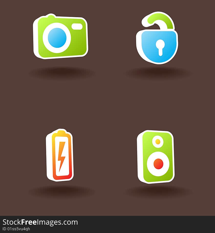 Vector web icons. Set 2.