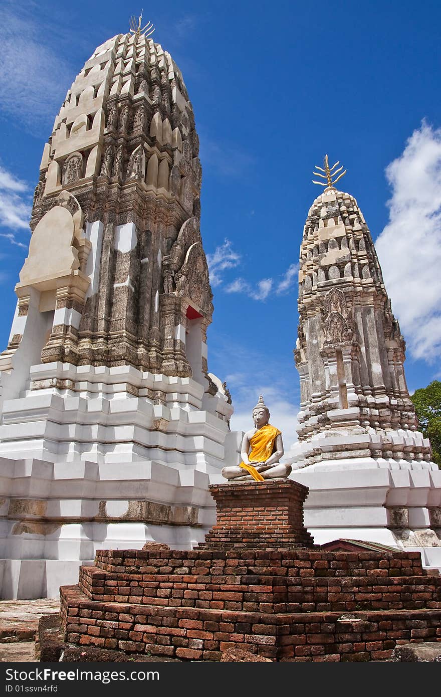 Taken in Wat Phra Sri Mahathat, Ratchaburi province, Thailand. Taken in Wat Phra Sri Mahathat, Ratchaburi province, Thailand