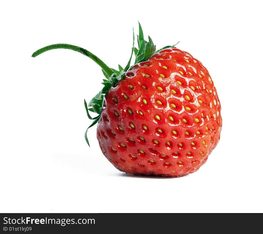 Strawberry berry on a white background