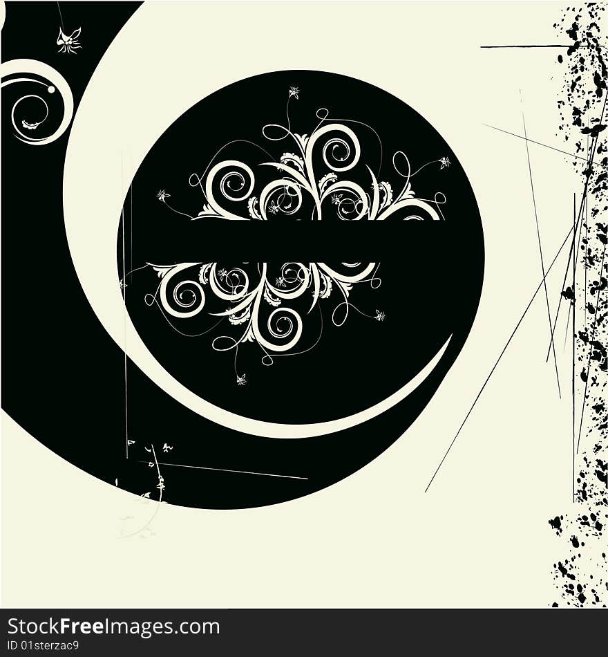 Vector popular elements. Abstract design