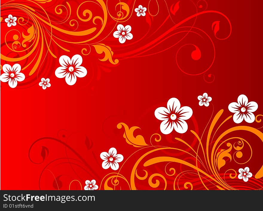 Floral Abstract Background