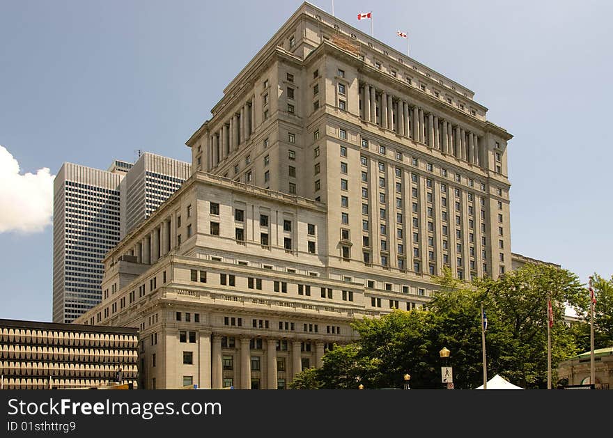 A ancien building in Montreal Canada