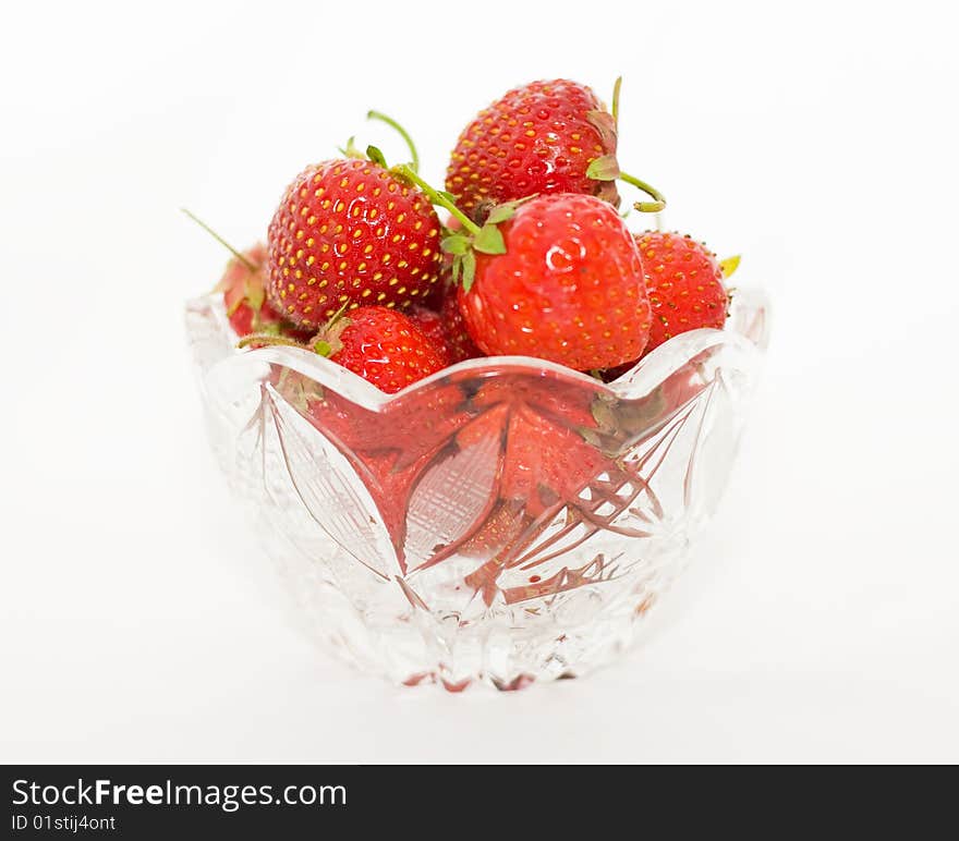 Vase with berries