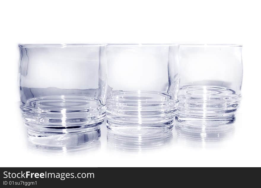 Glasses isolated in white background