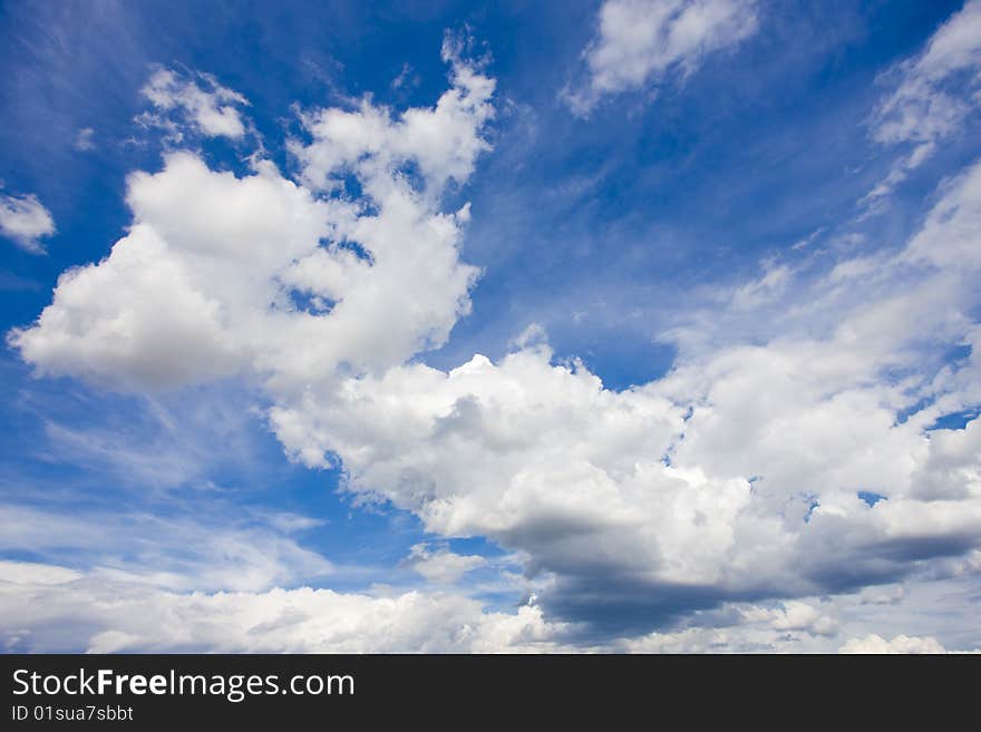 Natural background of cloudy sky. Natural background of cloudy sky