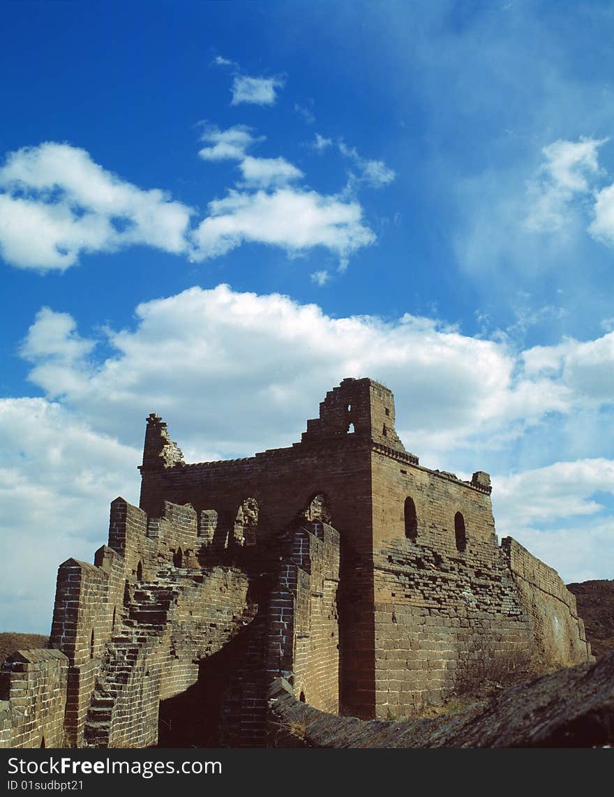 A damaged castle through centries, telling the stories of history. A damaged castle through centries, telling the stories of history.