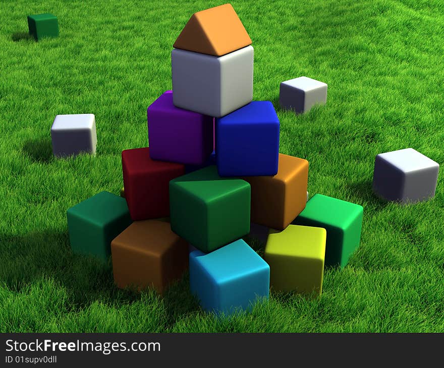 Colorful Cubes