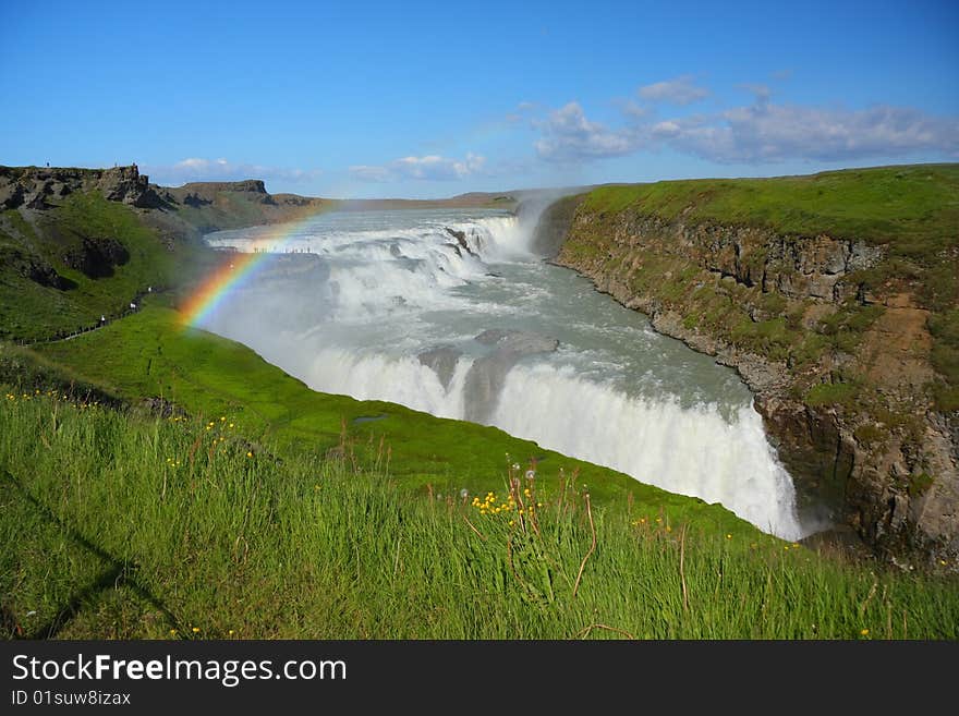 Gullfoss (Golden falls)