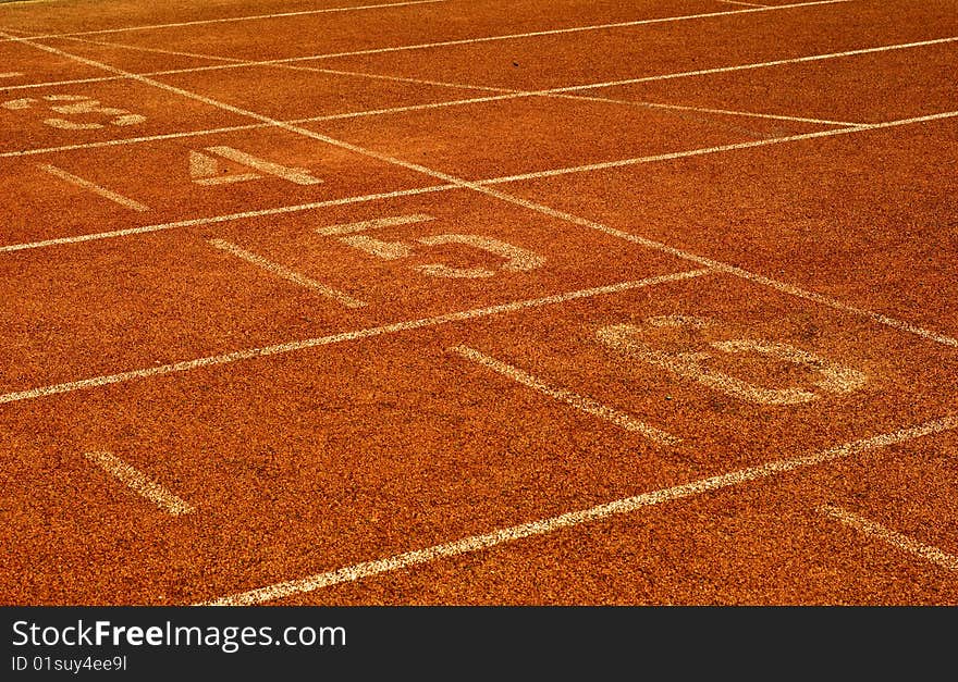 Perspective of the running track