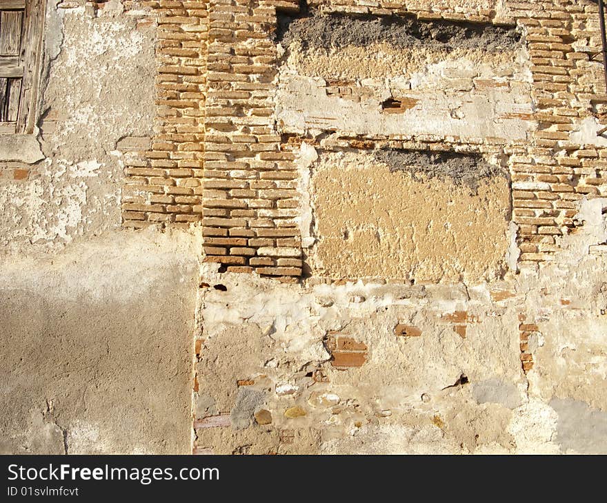 Old wall picture from Spain, Europe.