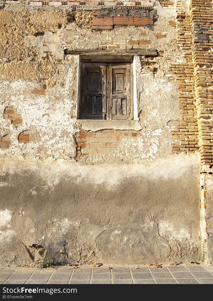 Old window picture from Spain, Europe. Old window picture from Spain, Europe.