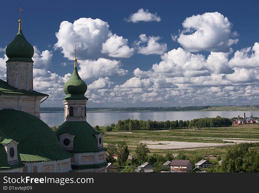 Old christian monastery in Pereslavl, Russia