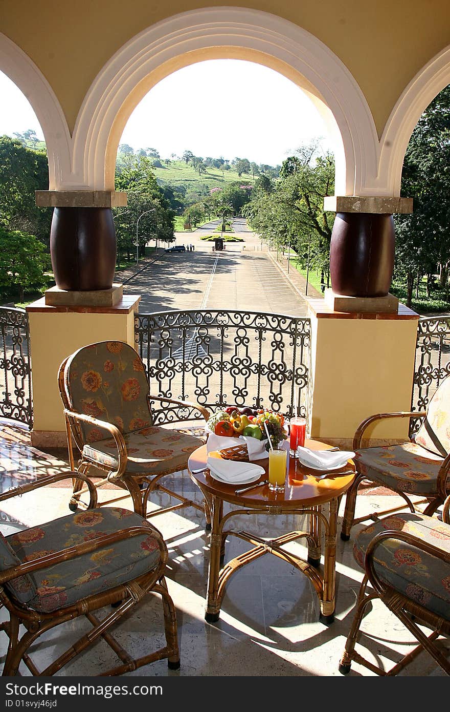 breakfast in hotel