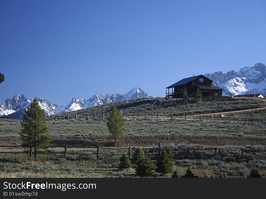 Mountain Log Home