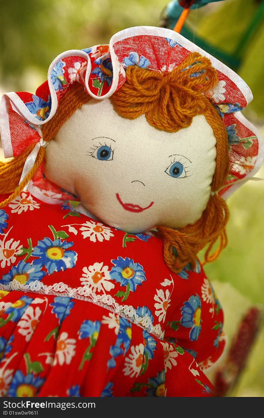 Colorful handmade dolls for sale