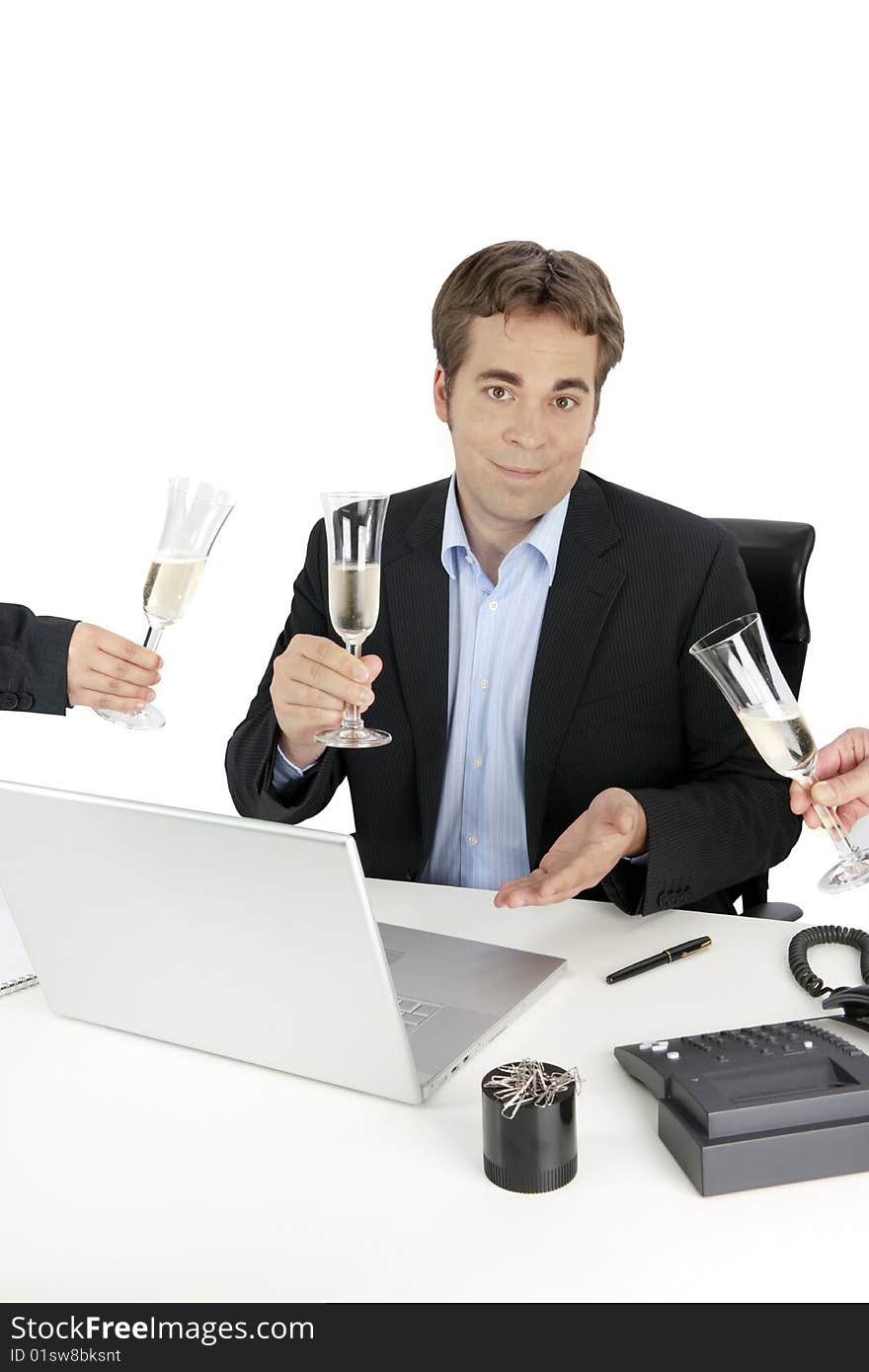 Foto showing young businessman being successful and canny - having a glass of champagne with his colleagues.
Camera: Nikon D3x with Nikon 24-70mm 2.8G lense
RAW Converter: Capture one. Foto showing young businessman being successful and canny - having a glass of champagne with his colleagues.
Camera: Nikon D3x with Nikon 24-70mm 2.8G lense
RAW Converter: Capture one