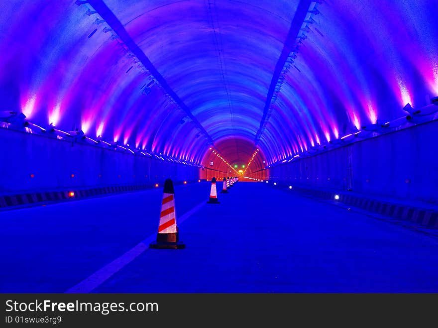 Highway and tunnel