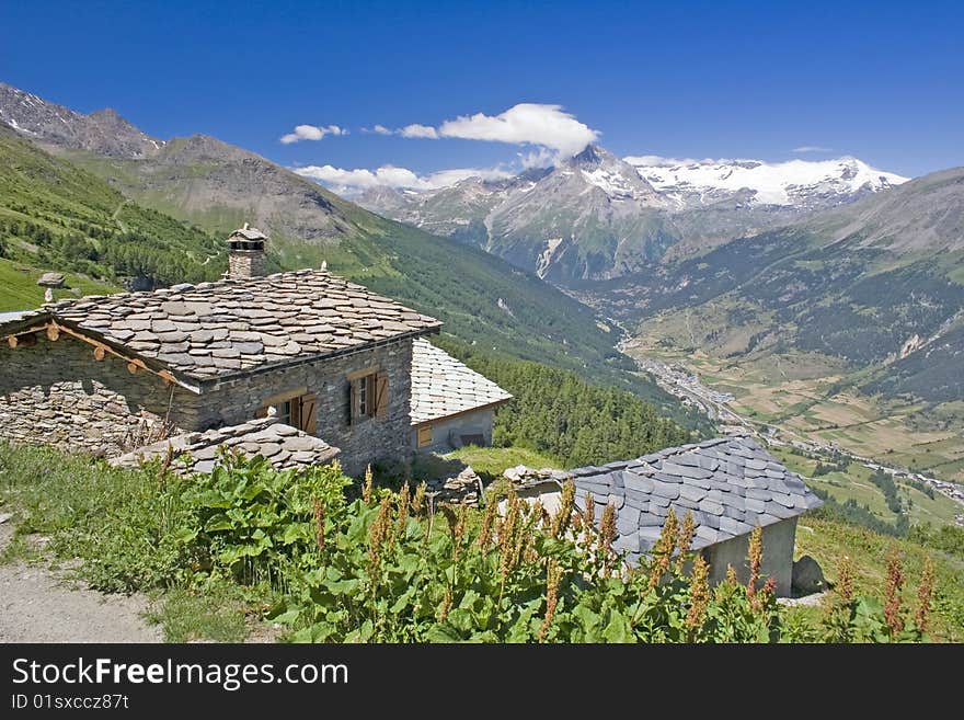 Chalets in alpes(france)