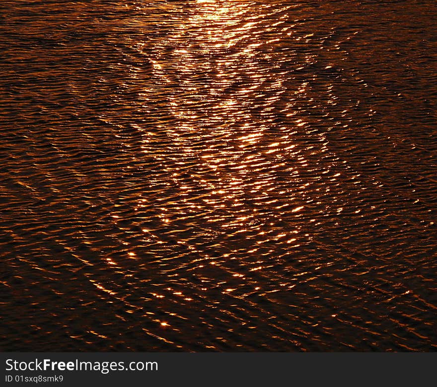 Sunset On the River