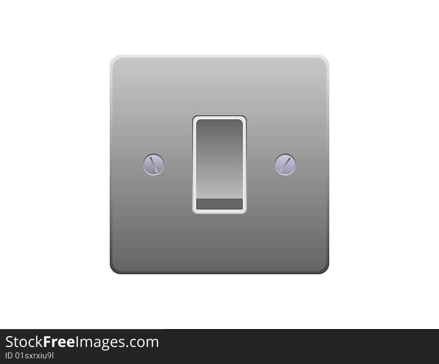 Image of a light switch. Available in both jpeg and eps8 formats.