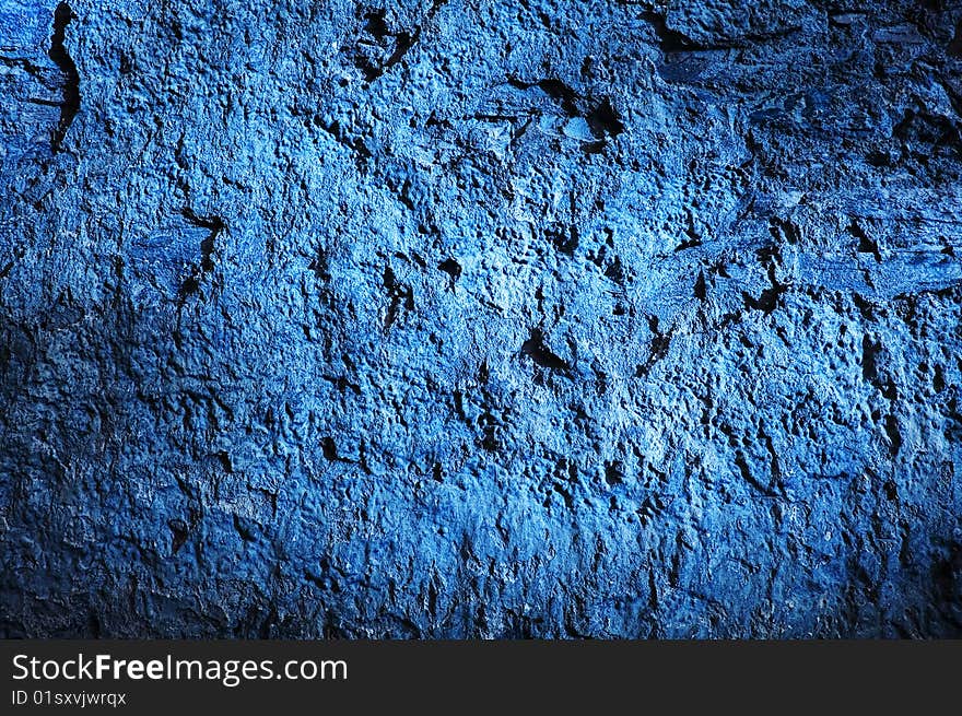 The wall covered with layer of a plaster. The wall covered with layer of a plaster