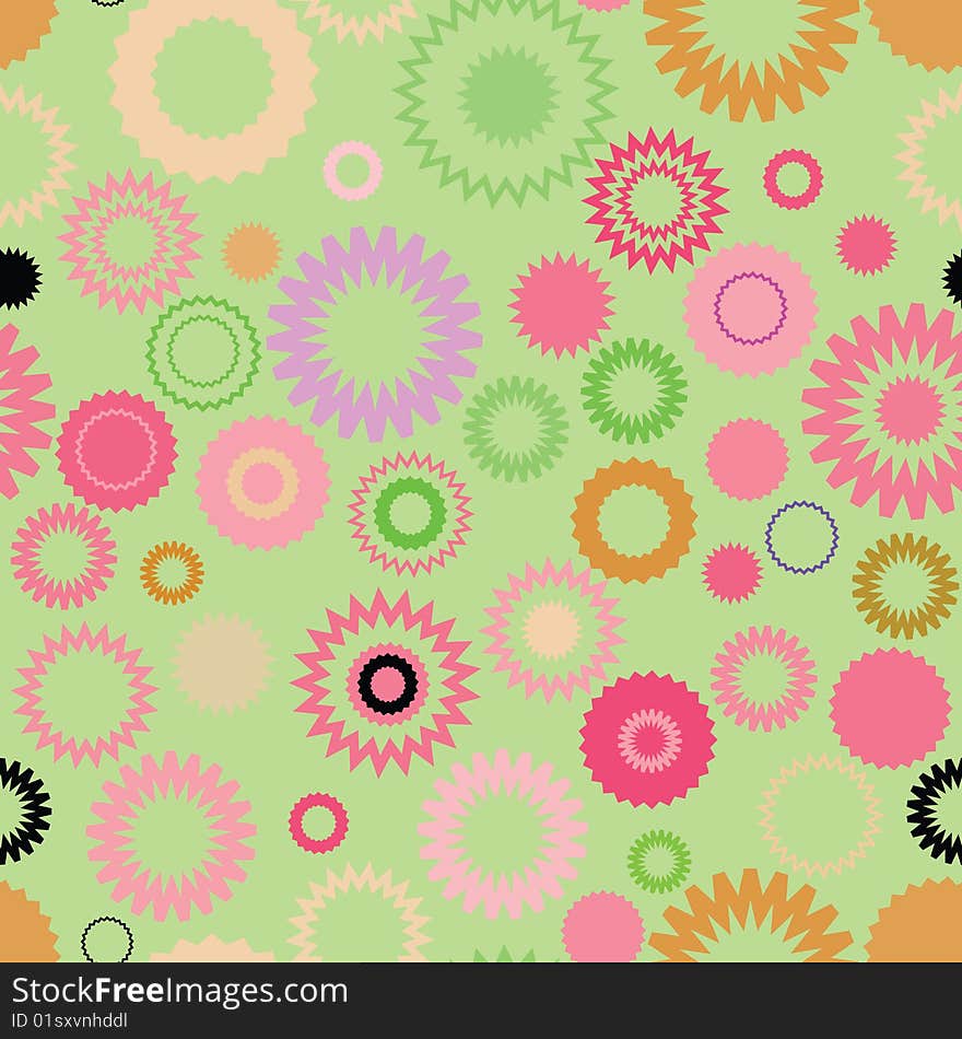 Seamless retro pattern