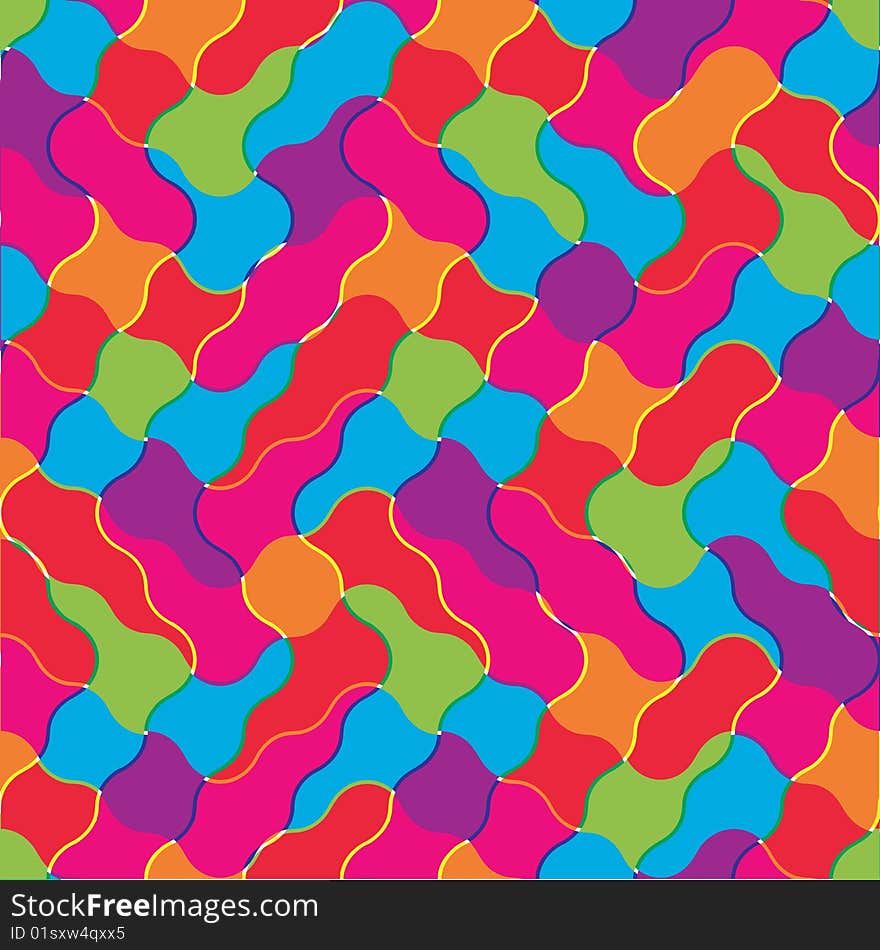 Seamless vector texture with colorfull tiles. Seamless vector texture with colorfull tiles