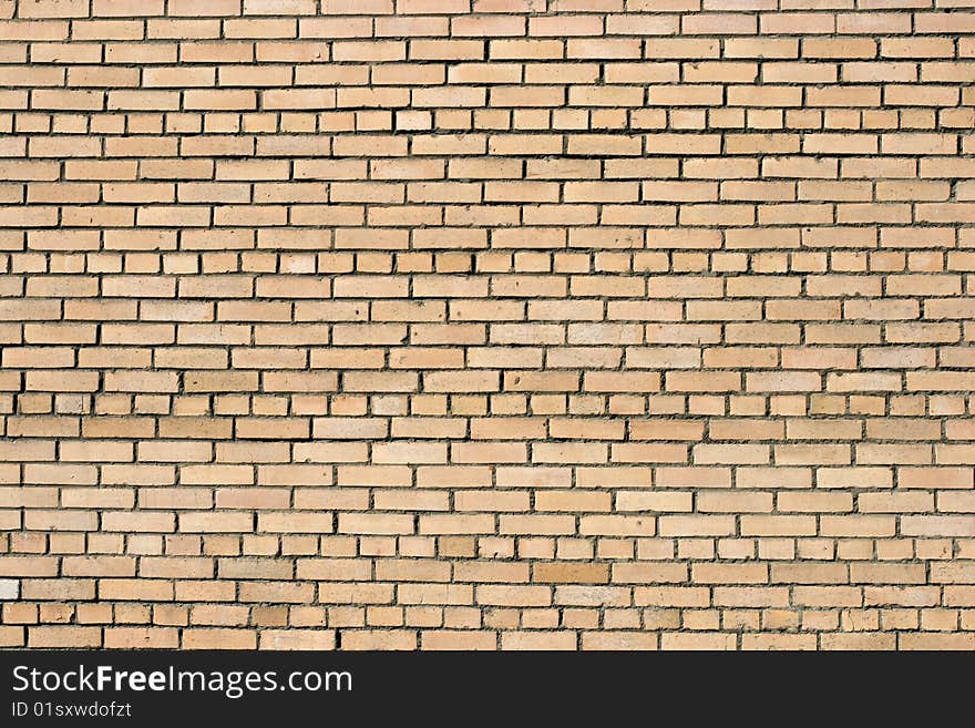 Brick wall as a background