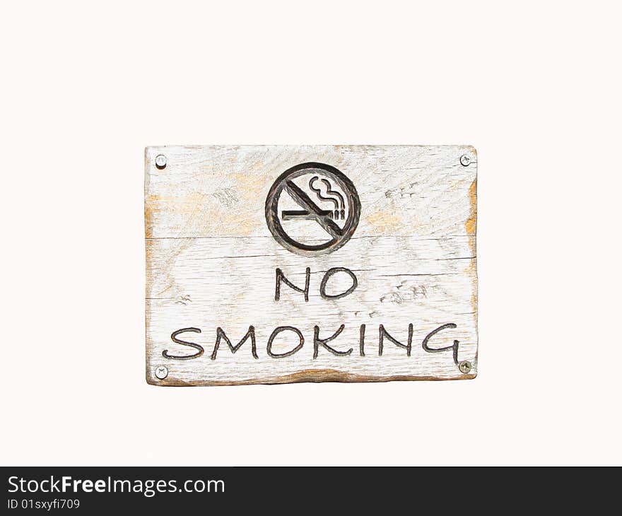 No smoking sign