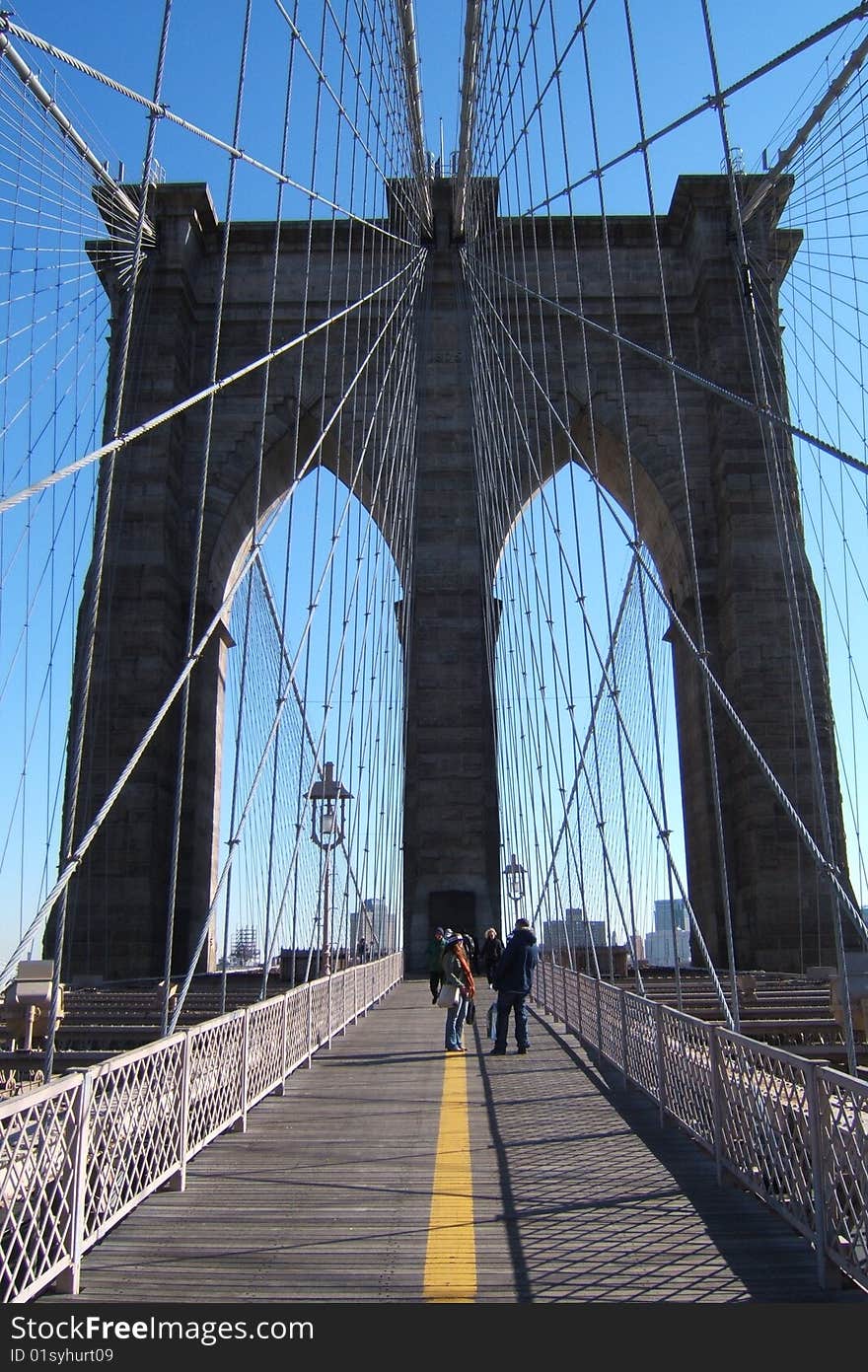 Brooklyn Bridge in New York