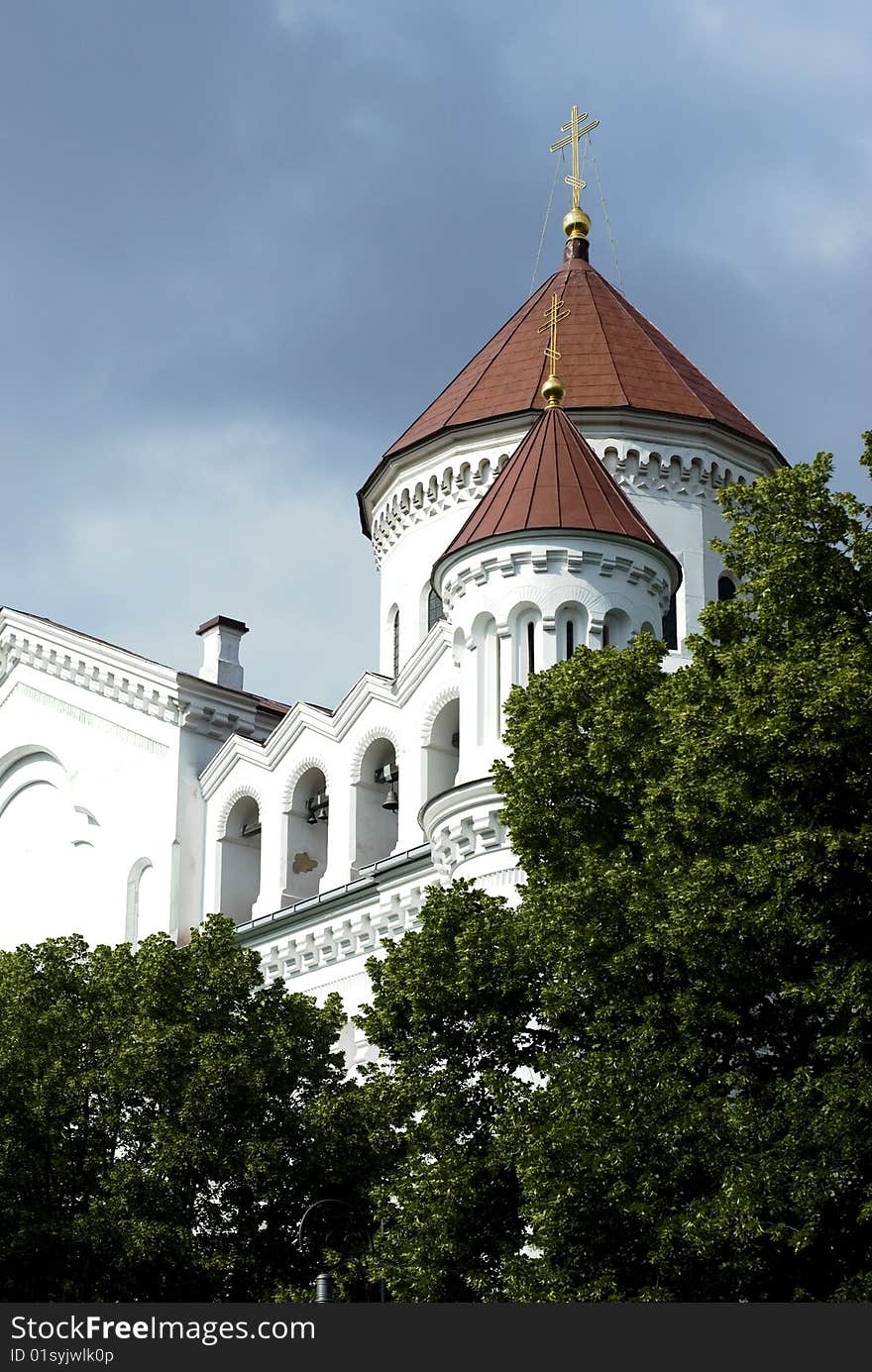 A historical orthodoxy church in Vilnius, Lithuania. A historical orthodoxy church in Vilnius, Lithuania